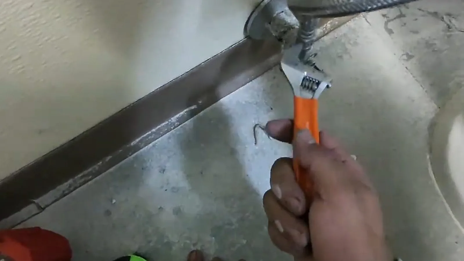 Drain and supply rough-in during a commercial build-out, illustrating index.html