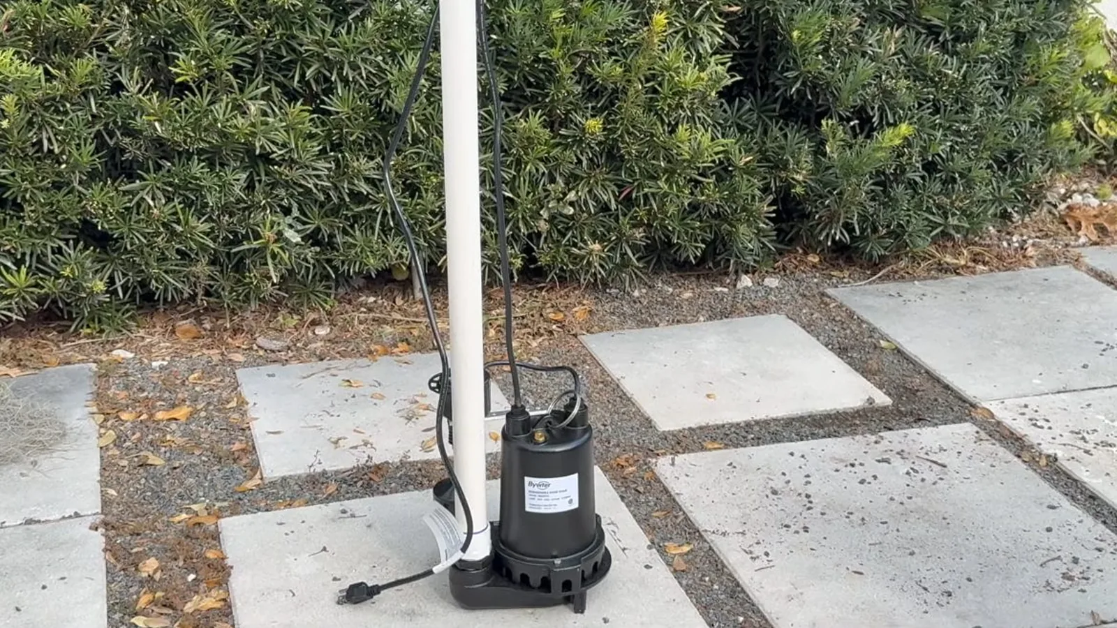A leak detection device used to trace water loss near a pool during a service visit in Johns Creek, GA